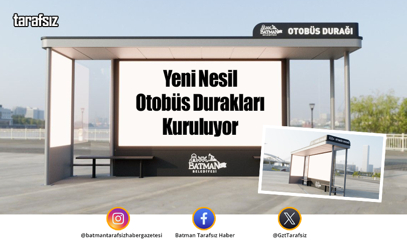 Yeni Nesil Otobüs Durakları Kuruluyor
