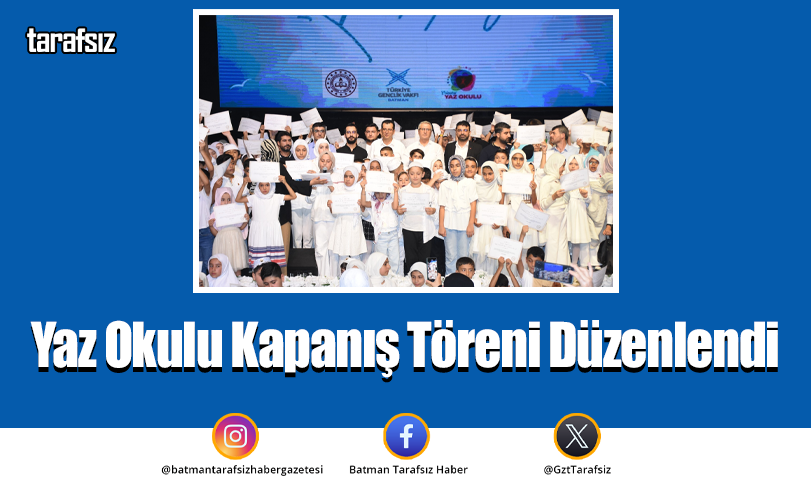 Yaz Okulu Kapanış Töreni Düzenlendi