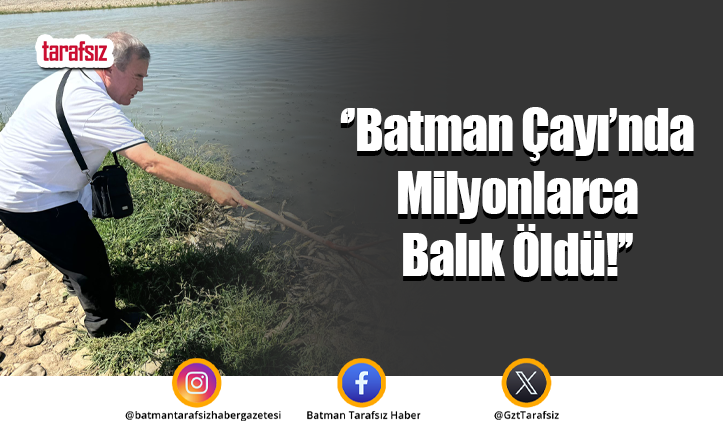 ‘’Batman Çayı’nda Milyonlarca Balık Öldü!’’