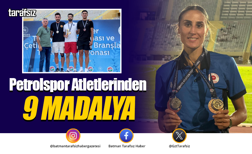 Petrolspor Atletlerinden 9 Madalya