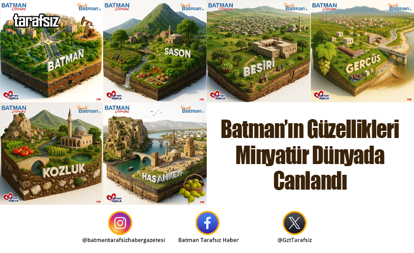 Batman’ın Güzellikleri Minyatür Dünyada Canlandı