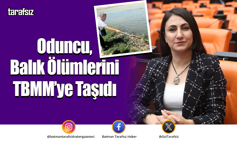 Oduncu, Balık Ölümlerini TBMM’ye Taşıdı