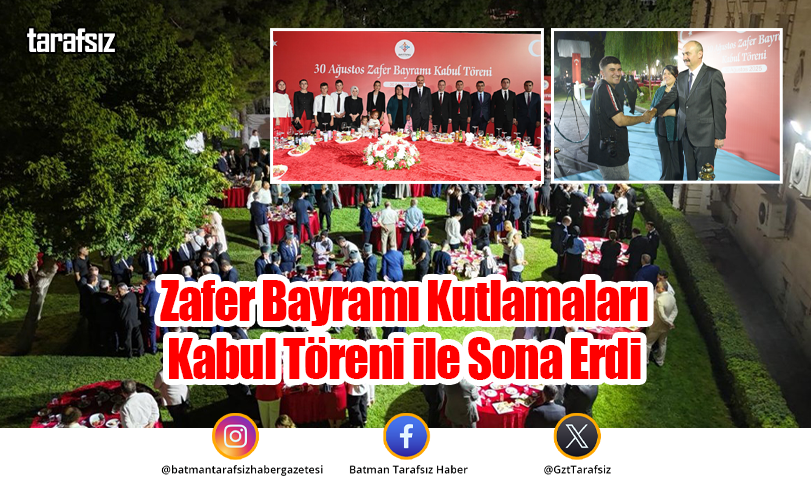 Zafer Bayramı Kutlamaları Kabul Töreni ile Sona Erdi