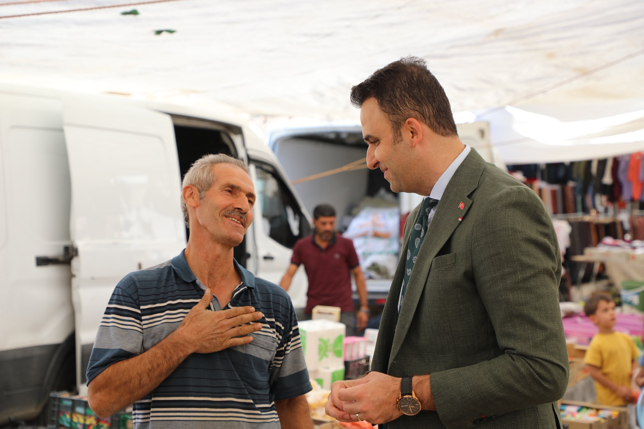 Kaymakam İmrak’tan Salı Pazarı Ziyareti