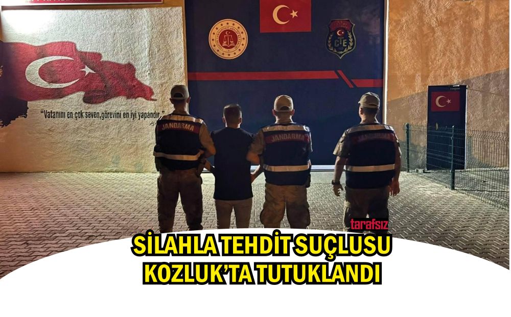 Silahla Tehdit Suçlusu Kozluk’ta Tutuklandı