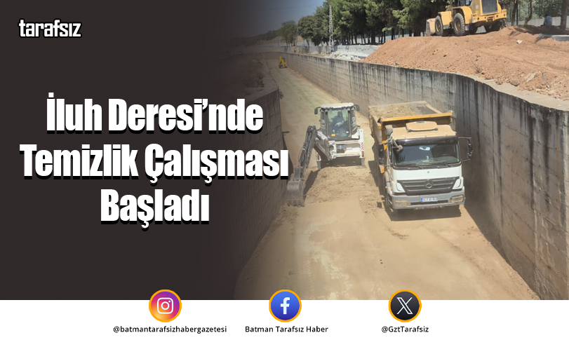 İluh Deresi’nde Temizlik Çalışması Başladı