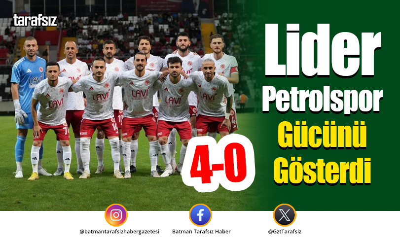 Lider Petrolspor Gücünü Gösterdi