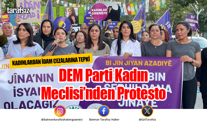 DEM Parti Kadın Meclisi’nden Protesto