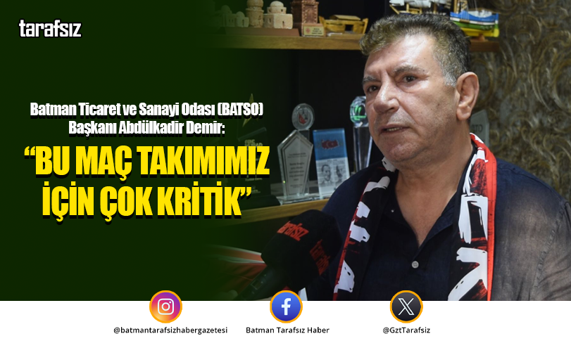 “Bu Maç Takımımız İçin Çok Kritik”