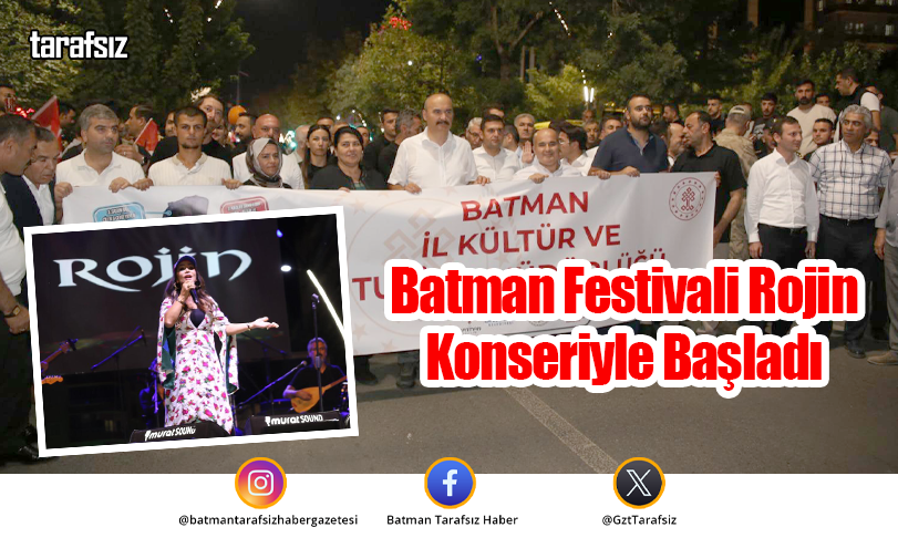 Batman Festivali Rojin Konseriyle Başladı