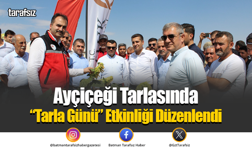 Ayçiçeği Tarlasında “Tarla Günü” Etkinliği Düzenlendi