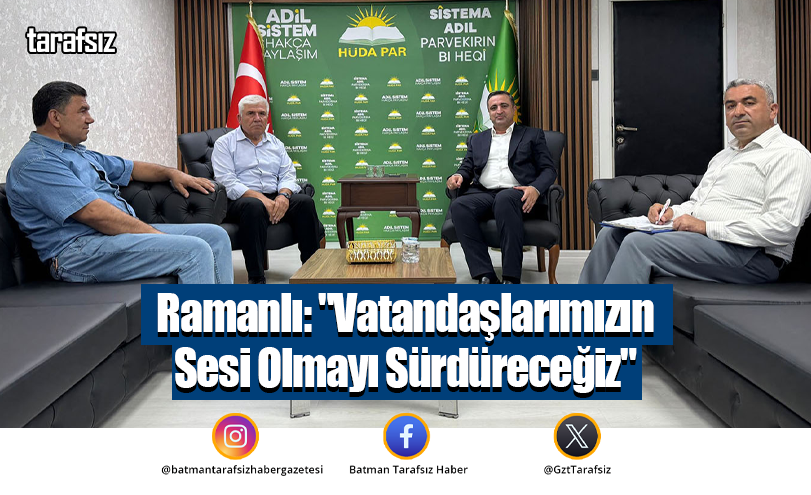 Ramanlı: “Vatandaşlarımızın Sesi Olmayı Sürdüreceğiz”