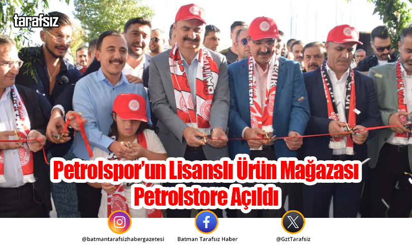 Petrolspor’un Lisanslı Ürün Mağazası Petrolstore Açıldı