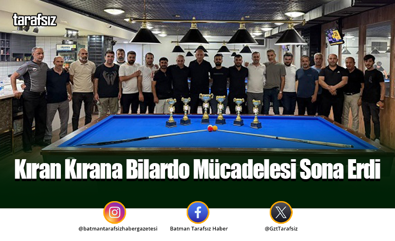 Kıran Kırana Bilardo Mücadelesi Sona Erdi
