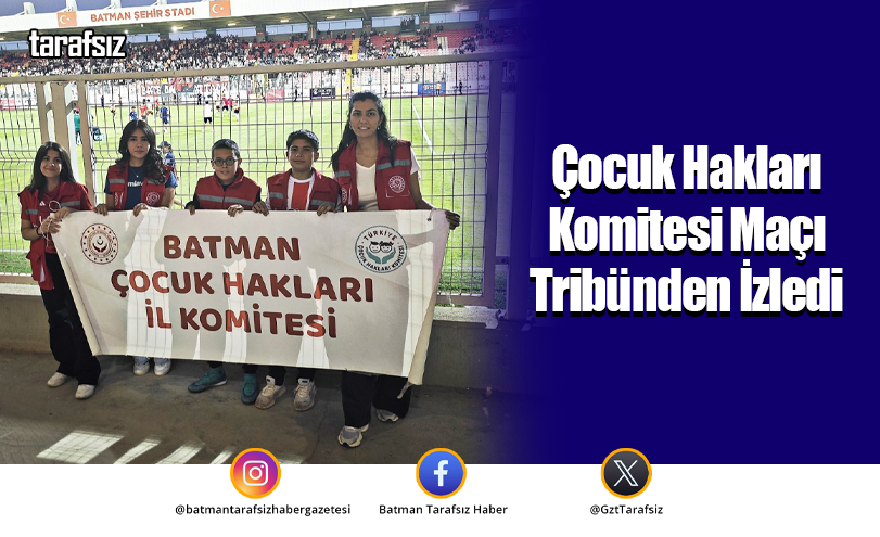 Çocuk Hakları Komitesi Maçı Tribünden İzledi
