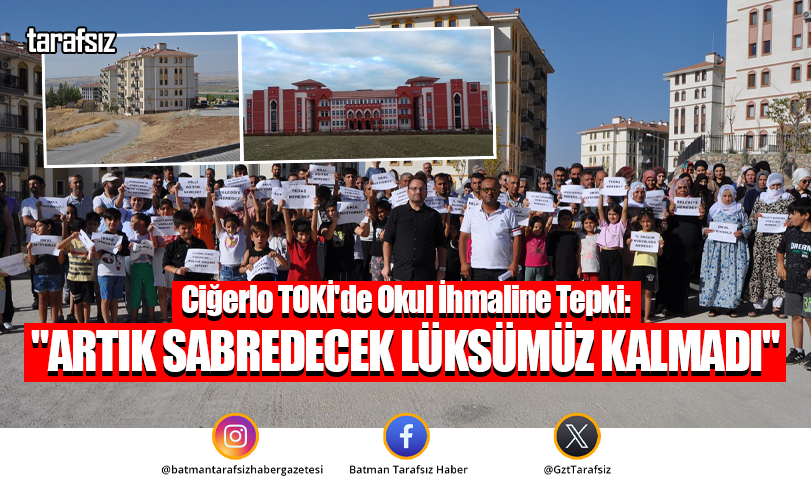 “ARTIK SABREDECEK LÜKSÜMÜZ KALMADI”