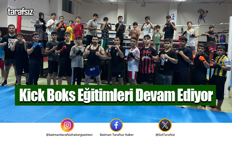 Kick Boks Eğitimleri Devam Ediyor