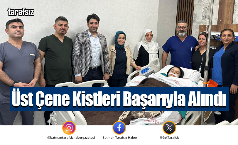 Üst Çene Kistleri Başarıyla Alındı