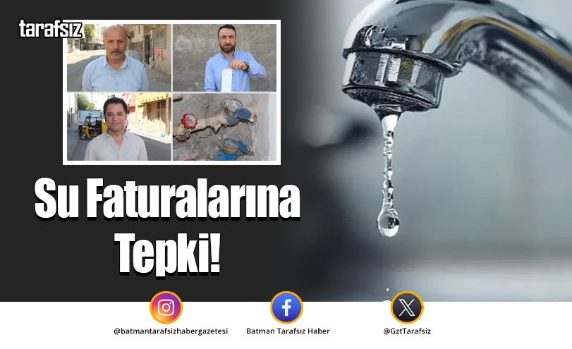 Su Faturalarına Tepki!