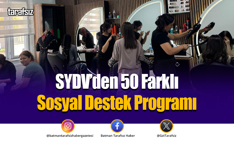 SYDV’den 50 Farklı Sosyal Destek Programı
