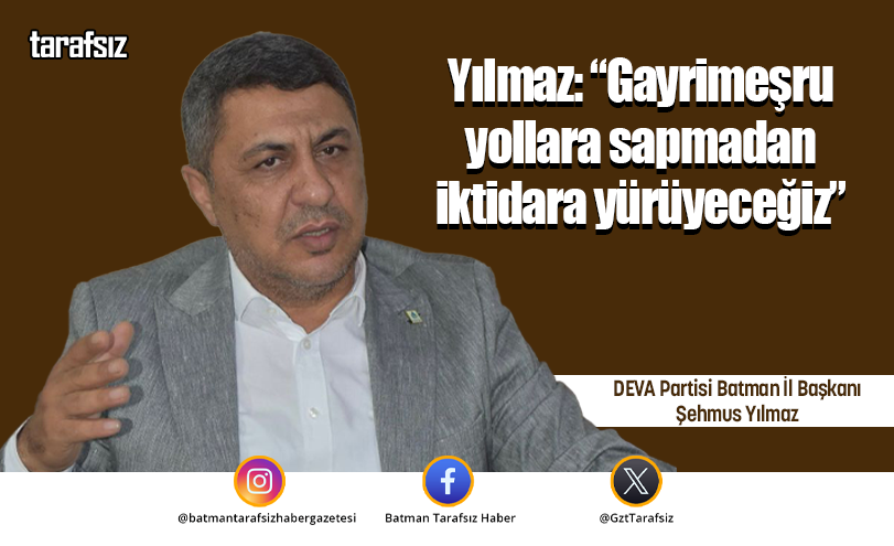 Yılmaz: “Gayrimeşru yollara sapmadan iktidara yürüyeceğiz”