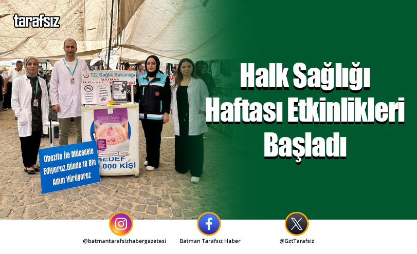 Halk Sağlığı Haftası Etkinlikleri Başladı
