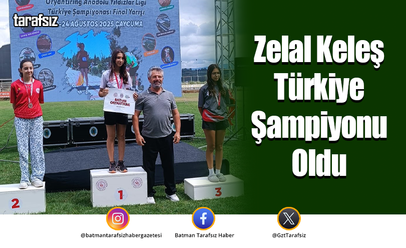 Zelal Keleş Türkiye Şampiyonu Oldu