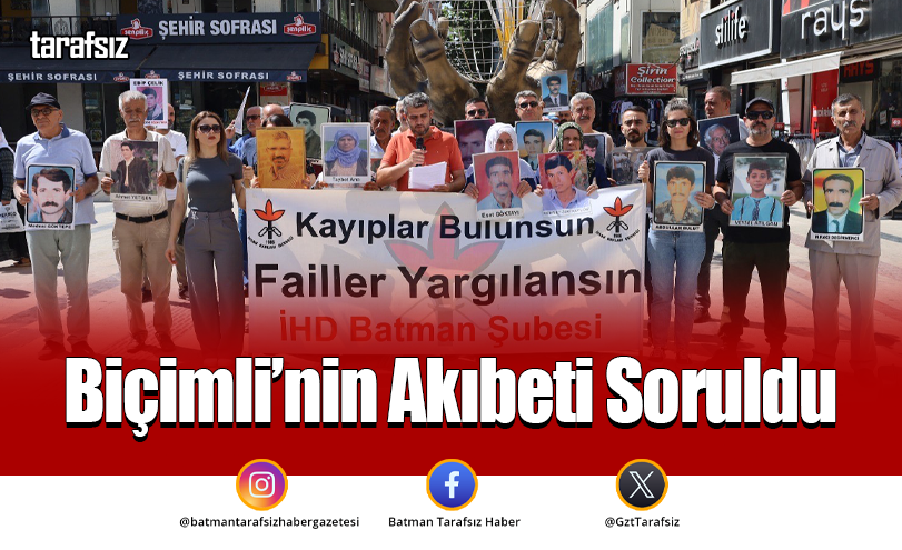 Biçimli’nin Akıbeti Soruldu