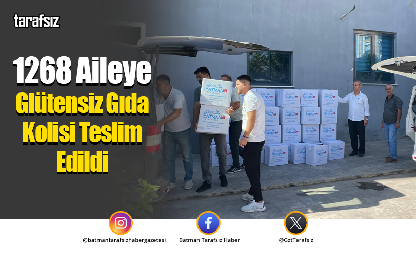 1268 Aileye Glütensiz Gıda Kolisi Teslim Edildi