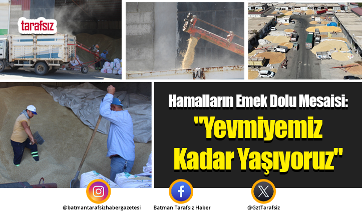 Hamalların Emek Dolu Mesaisi: “Yevmiyemiz Kadar Yaşıyoruz”