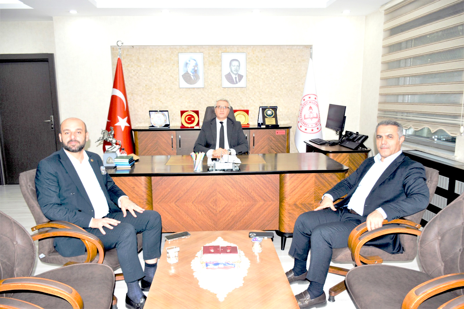 Şansi ve Karabulut’tan İl Müdürü Ciğer’e Ziyaret