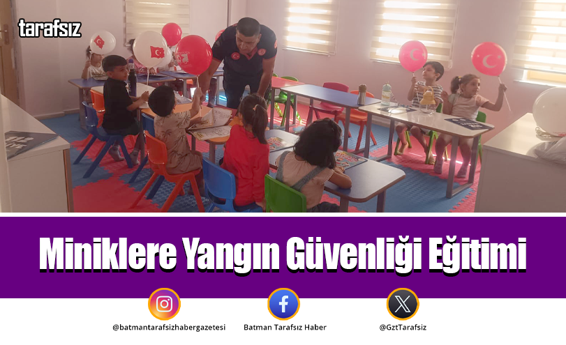 Miniklere Yangın Güvenliği Eğitimi