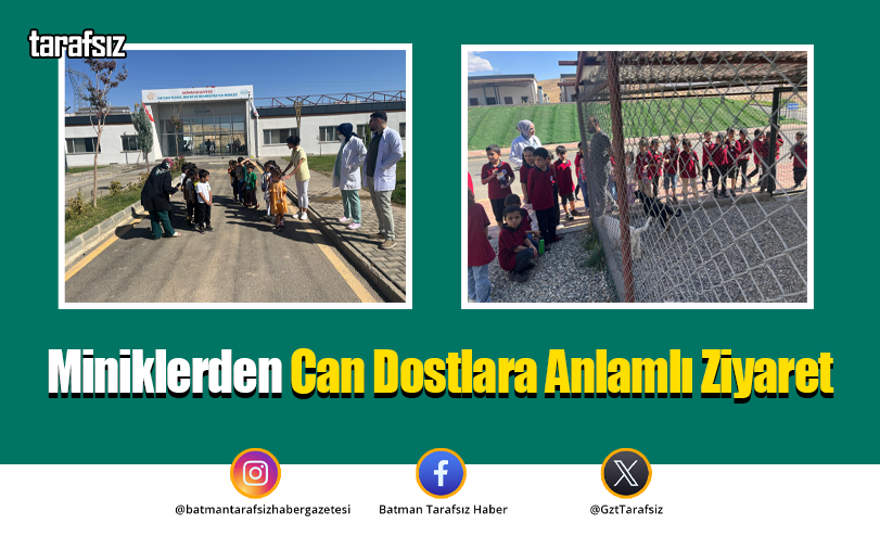 Miniklerden Can Dostlara Anlamlı Ziyaret