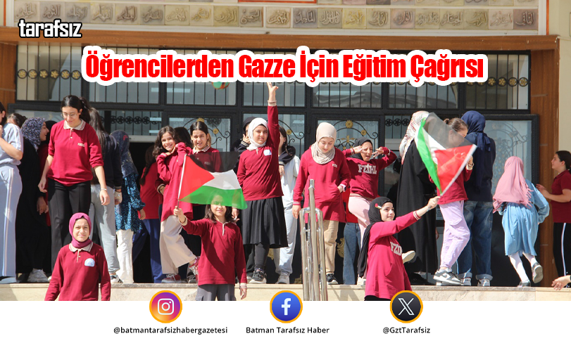 Öğrencilerden Gazze İçin Eğitim Çağrısı
