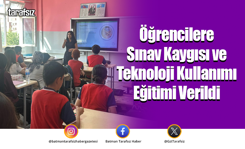 Öğrencilere Sınav Kaygısı ve Teknoloji Kullanımı Eğitimi Verildi