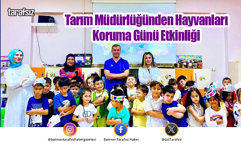 Tarım Müdürlüğünden Hayvanları Koruma Günü Etkinliği