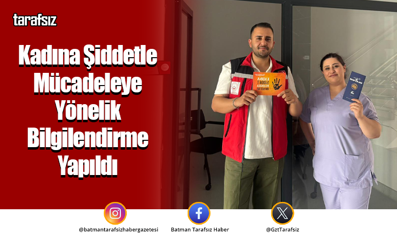 Kadına Şiddetle Mücadeleye Yönelik Bilgilendirme Yapıldı