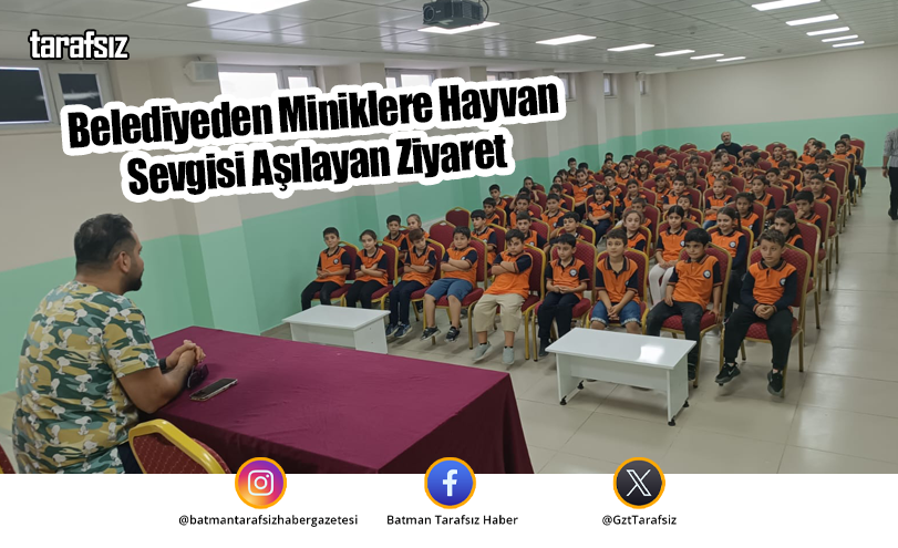 Belediyeden Miniklere Hayvan Sevgisi Aşılayan Ziyaret