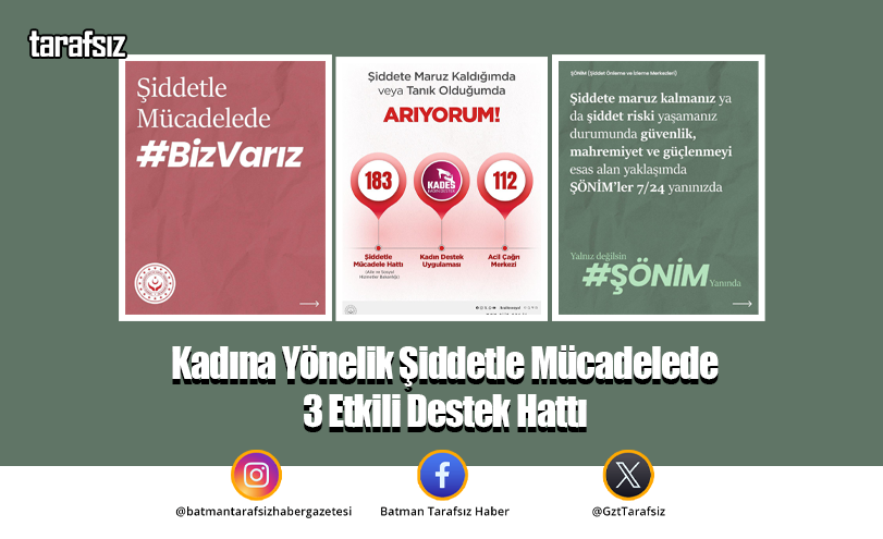Kadına Yönelik Şiddetle Mücadelede 3 Etkili Destek Hattı