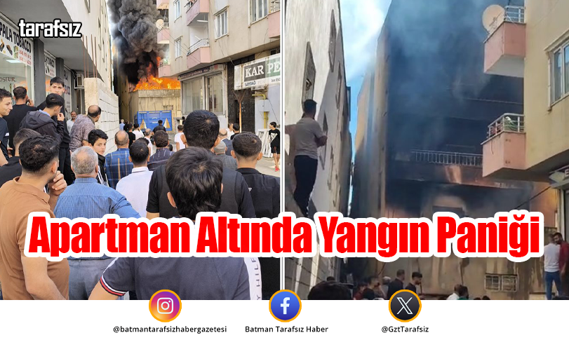 Apartman Altında Yangın Paniği