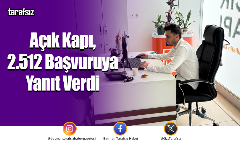 Açık Kapı, 2.512 Başvuruya Yanıt Verdi