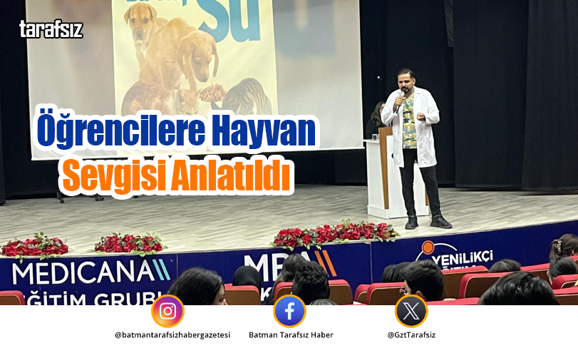 Öğrencilere Hayvan Sevgisi Anlatıldı