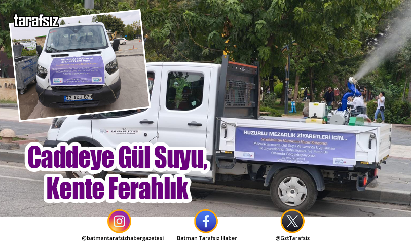 Caddeye Gül Suyu, Kente Ferahlık