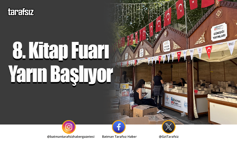 8. Kitap Fuarı Yarın Başlıyor