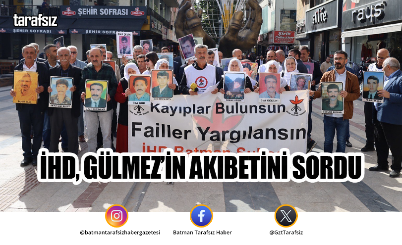 İHD, Gülmez’in Akıbetini Sordu