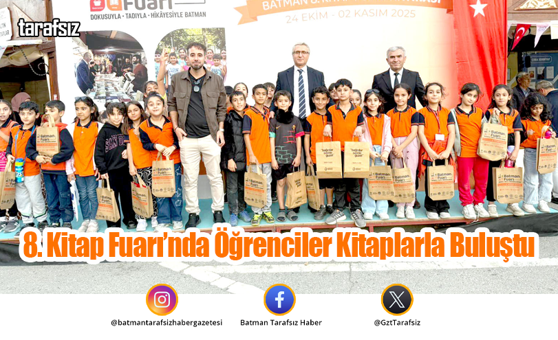 8. Kitap Fuarı’nda Öğrenciler Kitaplarla Buluştu