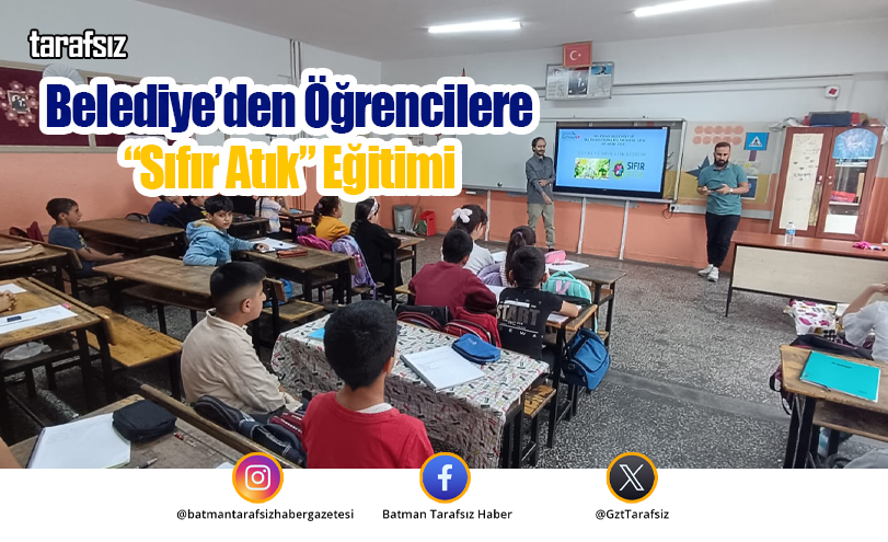 Belediye’den Öğrencilere “Sıfır Atık” Eğitimi