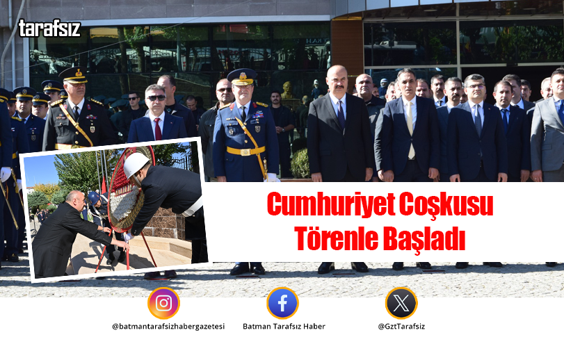 Cumhuriyet Coşkusu Törenle Başladı
