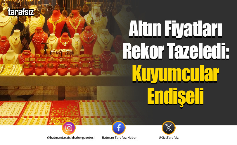 Altın Fiyatları Rekor Tazeledi: Kuyumcular Endişeli