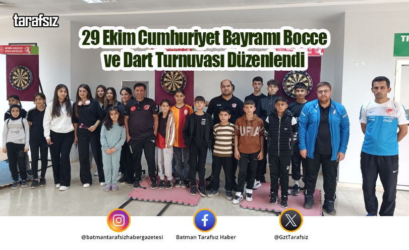 29 Ekim Cumhuriyet Bayramı Bocce ve Dart Turnuvası Düzenlendi